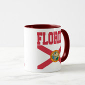 Tasse für Flaggen des Staates Florida (VorderseiteRechts)