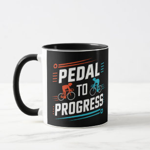 Tasse für Fortschritt, Fahrradfahren