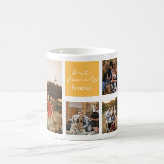 Tasse für FotoCollage - Beste Familie (Mittel)