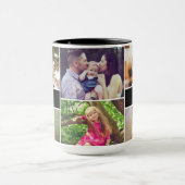 Tasse für FotoCollage der Großvaterfamilie (Zentrum)