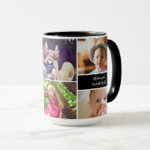 Tasse für FotoCollage der Großvaterfamilie (VorderseiteRechts)