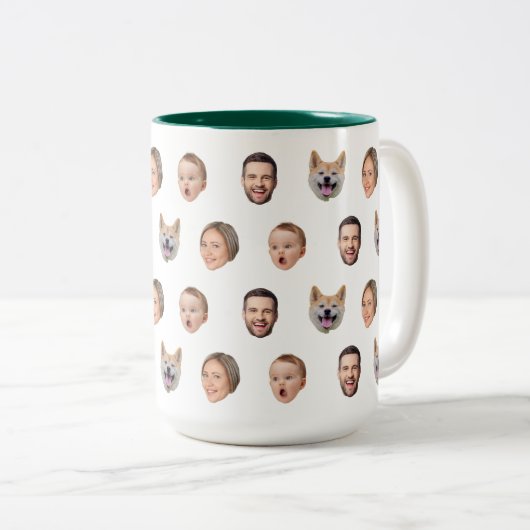 Tasse für Fotos mit benutzerdefinierter Oberfläche (VorderseiteRechts)