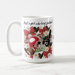 Tasse für Frauen/Mädchen Fußballfans
