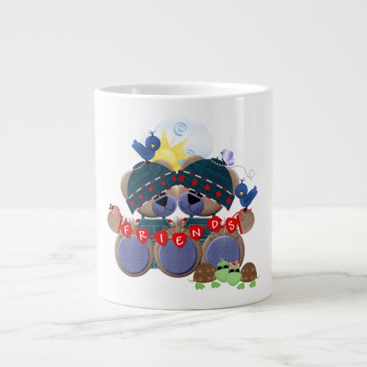 Tasse für Freunde Tiere (Vorderseite)