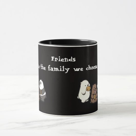 Tasse für Freundschaft im Trend (Zentrum)