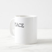 Tasse für Frieden (Vorderseite Links)