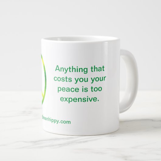 Tasse für Frieden (Vorderseite Rechts)