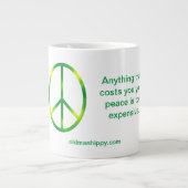 Tasse für Frieden (Vorderseite)