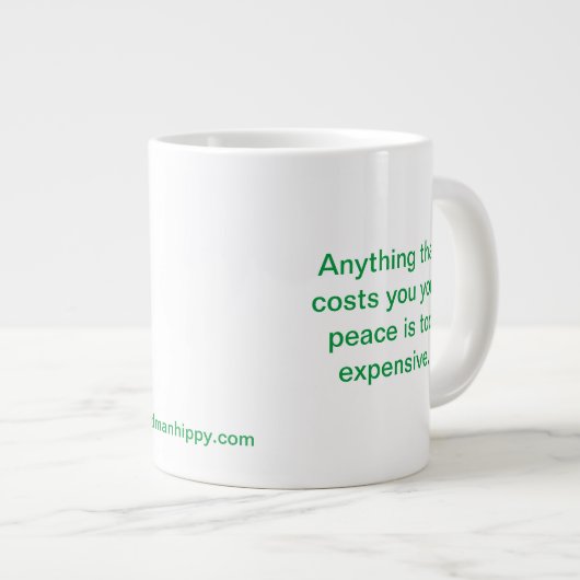 Tasse für Frieden (Vorderseite Rechts)