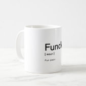 Tasse für funktionalen Spaß (Vorderseite Links)