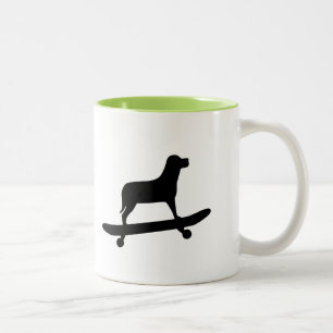 Tasse für Funny Hunde Skateboarding