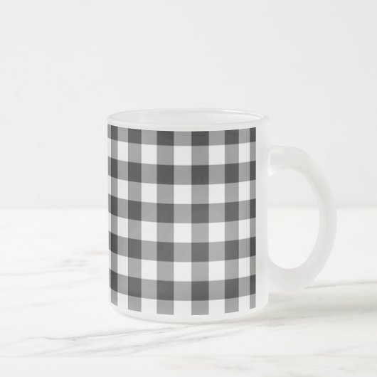 Tasse für Gingham-Kaffee (Rechts)