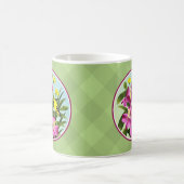 Tasse für Goldfinch und Blume (Mittel)
