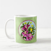Tasse für Goldfinch und Blume (Links)