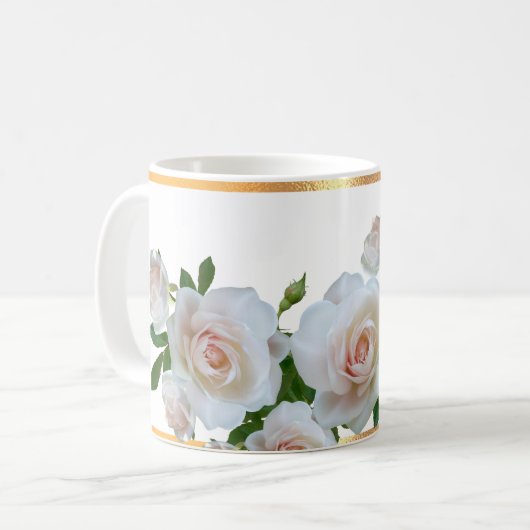 Tasse für Goldflorenkaffee (Vorderseite Links)