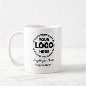 Tasse für große Mitarbeiter Slogan-Unternehmen Log (Links)