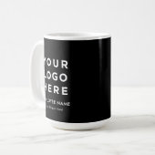 Tasse für große Mitarbeiter Slogan-Unternehmen Log (Vorderseite Links)