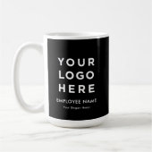 Tasse für große Mitarbeiter Slogan-Unternehmen Log (Links)
