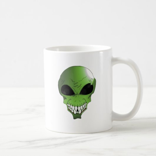Tasse für grüne Alien (Rechts)