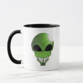 Tasse für grüne Alien (Links)