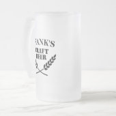 Tasse für handwerkliche Bierbrauer Zuhause (Vorderseite Links)