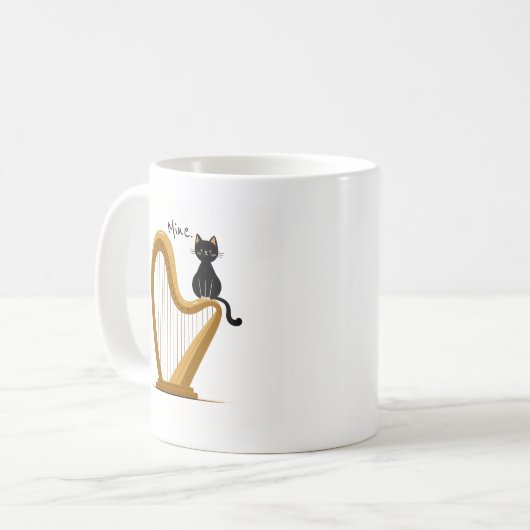 Tasse für Harn- und Katzen-Design (Vorderseite Links)
