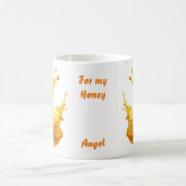 Tasse für Honey-Splash mit Namen (Mittel)