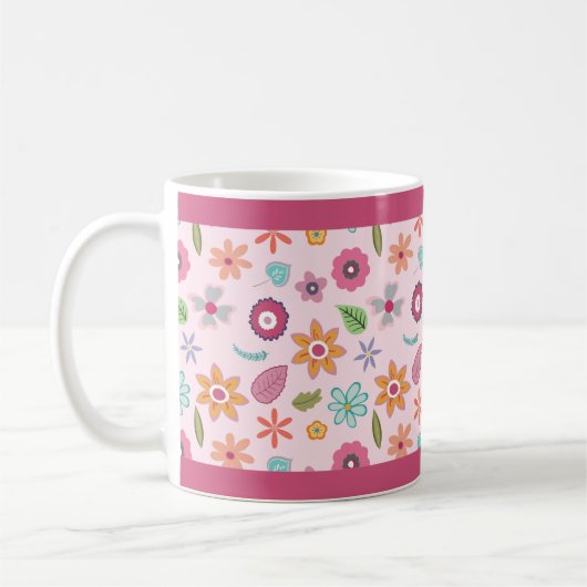 Tasse für Hübsche Blume (Links)