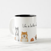 Tasse für Hunde-Liebhaber (Vorderseite Links)