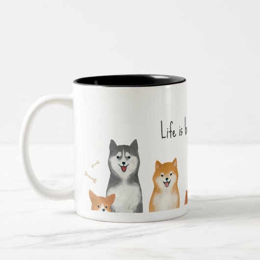 Tasse für Hunde-Liebhaber (Links)