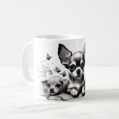 Tasse für Hunde und Katzen. (Vorderseite Links)