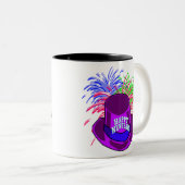 Tasse für Hut und Feuer im Neujahr (VorderseiteRechts)