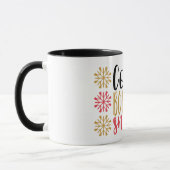 Tasse für Kaffee, Bücher und Schnee (Links)