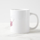Tasse für Kaffee mit zwei Herz (Rechts)