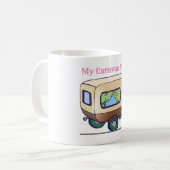 Tasse für Kaffee, Tee aus Caravan-Camping (Vorderseite Links)