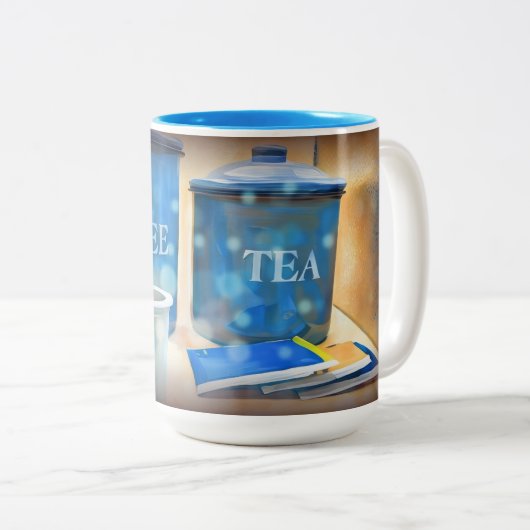 Tasse für Kaffee und Tee (VorderseiteRechts)