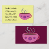 Tasse für Kaffee Visitenkarte (Vorne/Hinten)