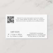 Tasse für Kaffeebohnen | Barista Visitenkarte (Rückseite)