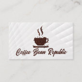 Tasse für Kaffeebohnen | Barista Visitenkarte (Vorderseite)