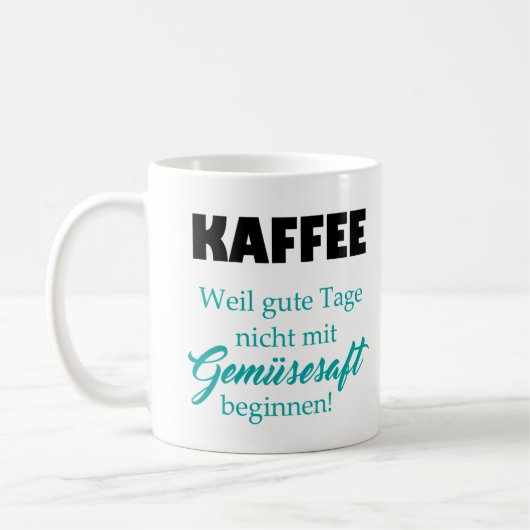 Tasse für Kaffeeliebhaber (Links)
