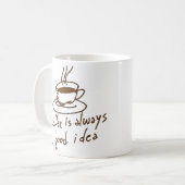 Tasse für Kaffeeliebhaber (Vorderseite Links)