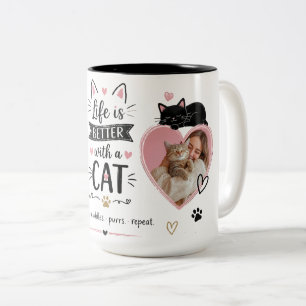 Tasse für Katzenliebhaber mit benutzerdefinierten 