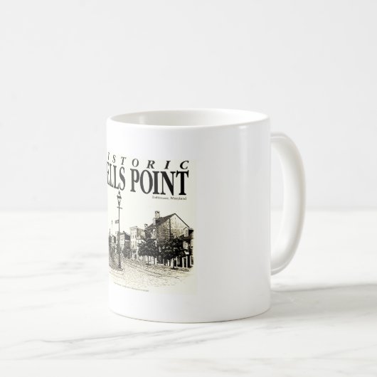 Tasse für klassische Fells Point (VorderseiteRechts)