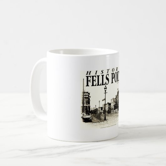Tasse für klassische Fells Point (Vorderseite Links)