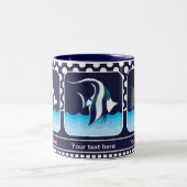 Tasse für klassisches blaues Foto (Mittel)