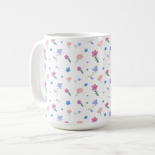 Tasse für kleine Blume (Vorderseite Links)