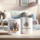 Tasse für kundenspezifische deutsche Hirten mit An