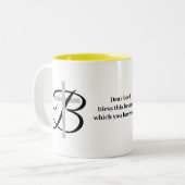 Tasse für kundenspezifische Getränke mit religiöse (Vorderseite Links)