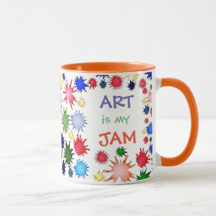 Tasse für Kunstlehrer, Kunstjam, Geschenk für Le