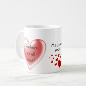 Tasse für Lehrergeschenke (Vorderseite Links)